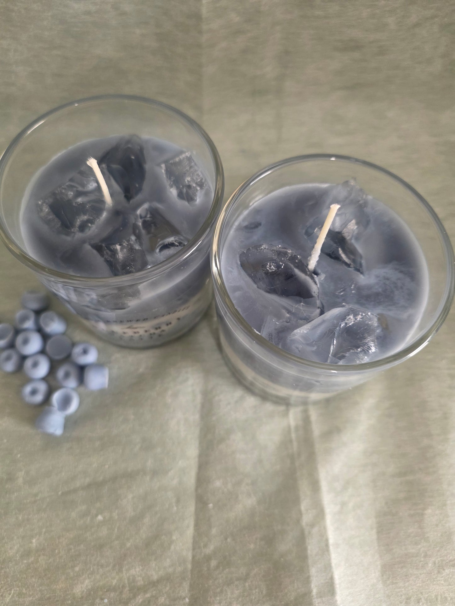 Blueberry Matcha Latte