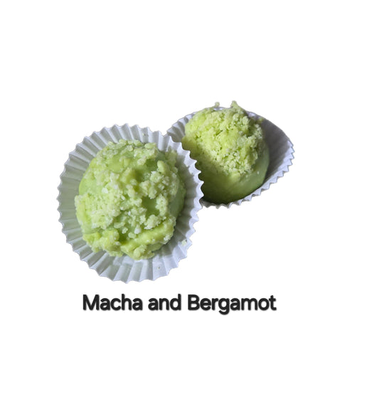 Macha and Bergamot Truffle