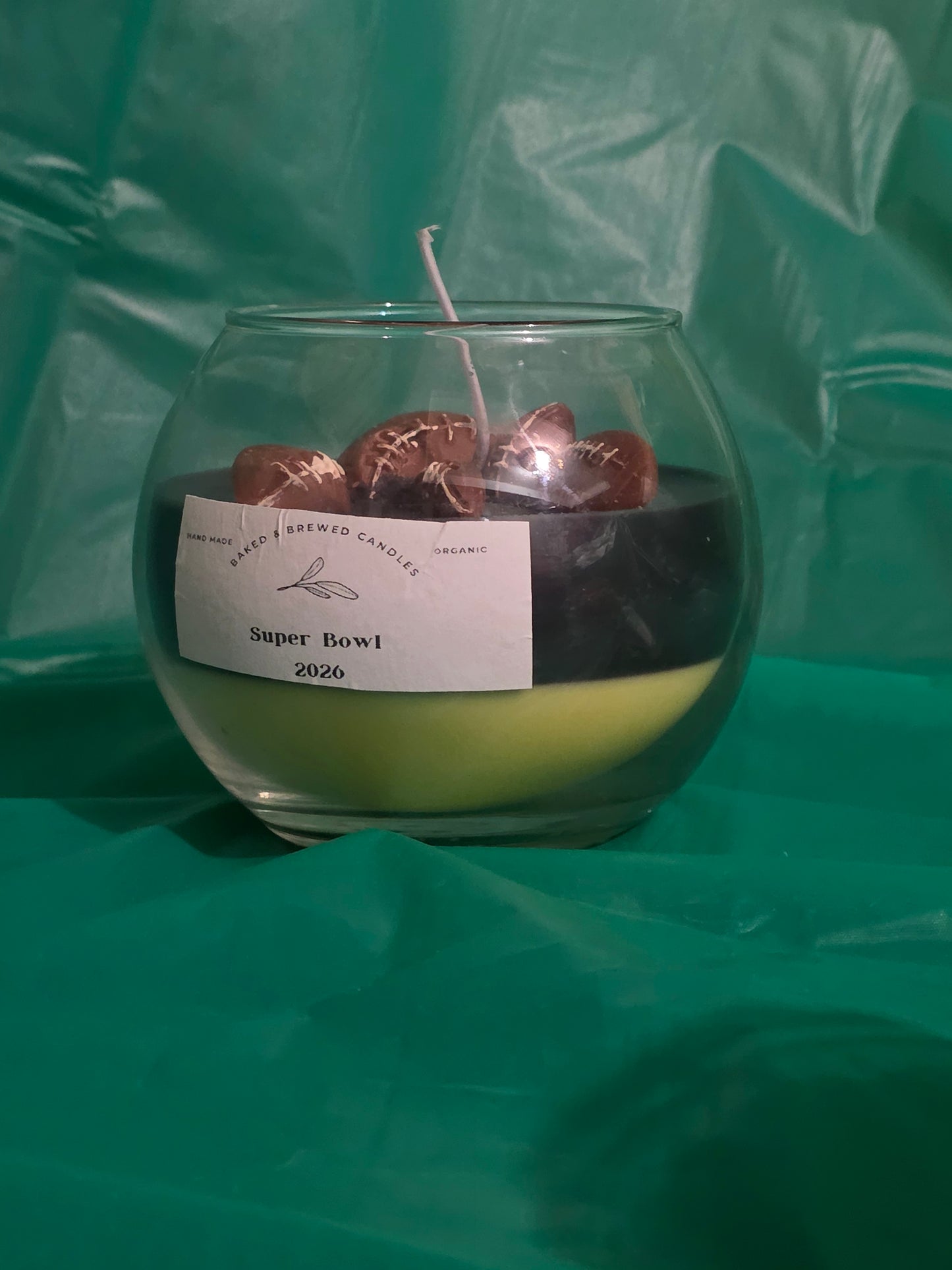 Stealers Football Candle