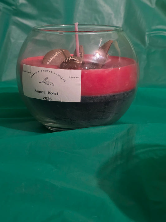 Bucs Football Candle