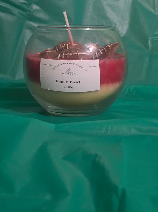 49ers Football Candle