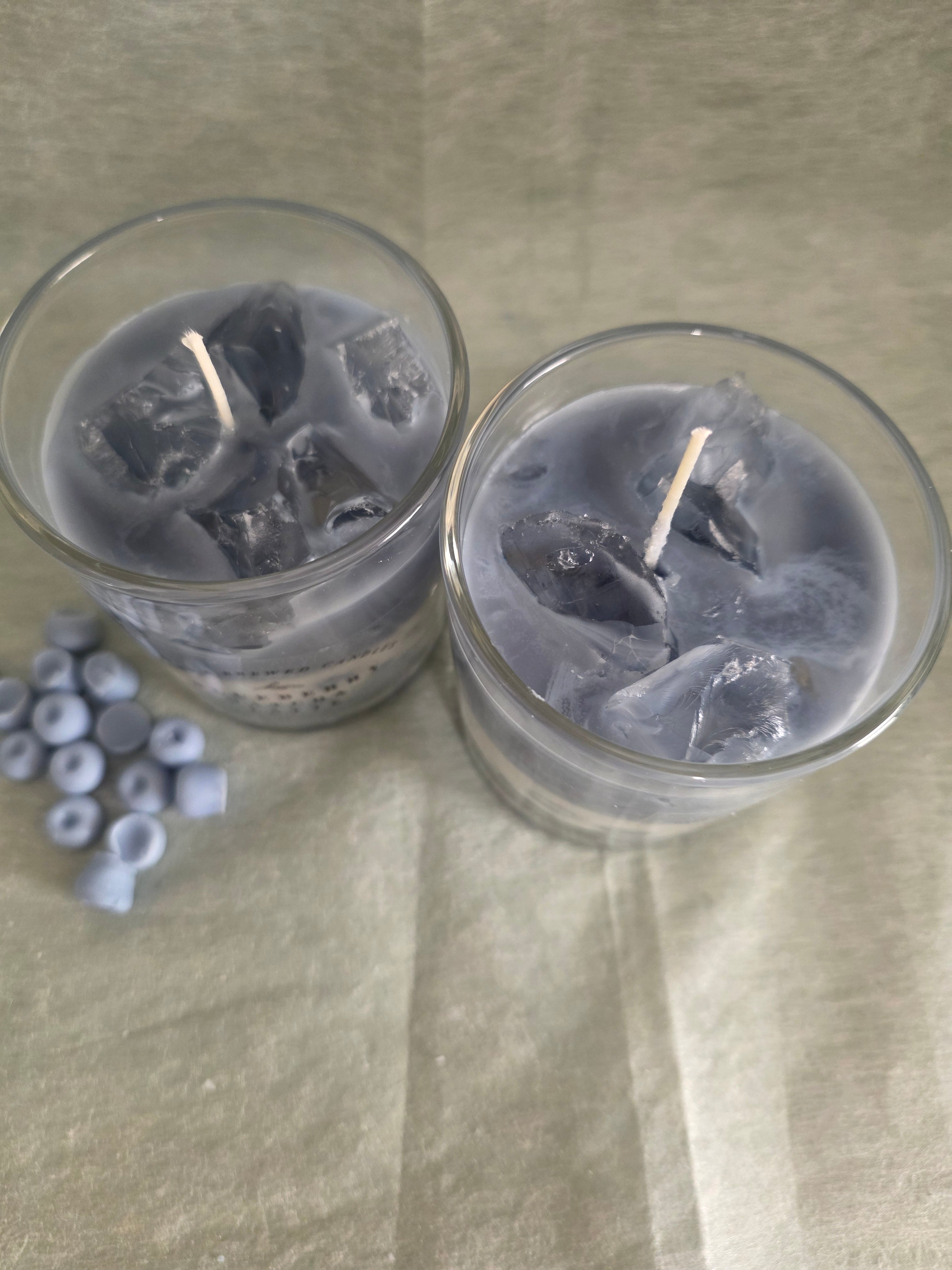 Blueberry Matcha Latte