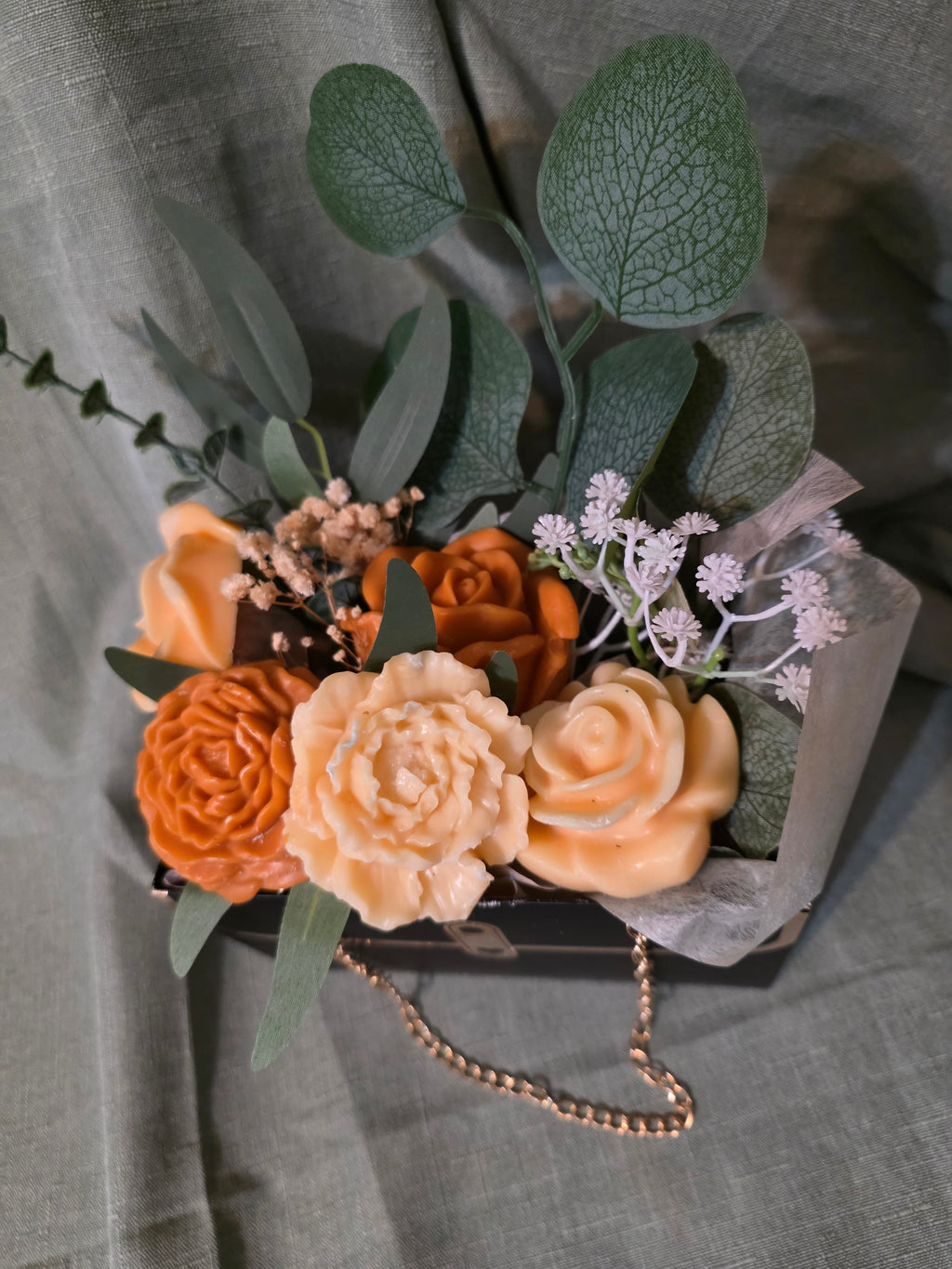 Rusted Orange Flowers