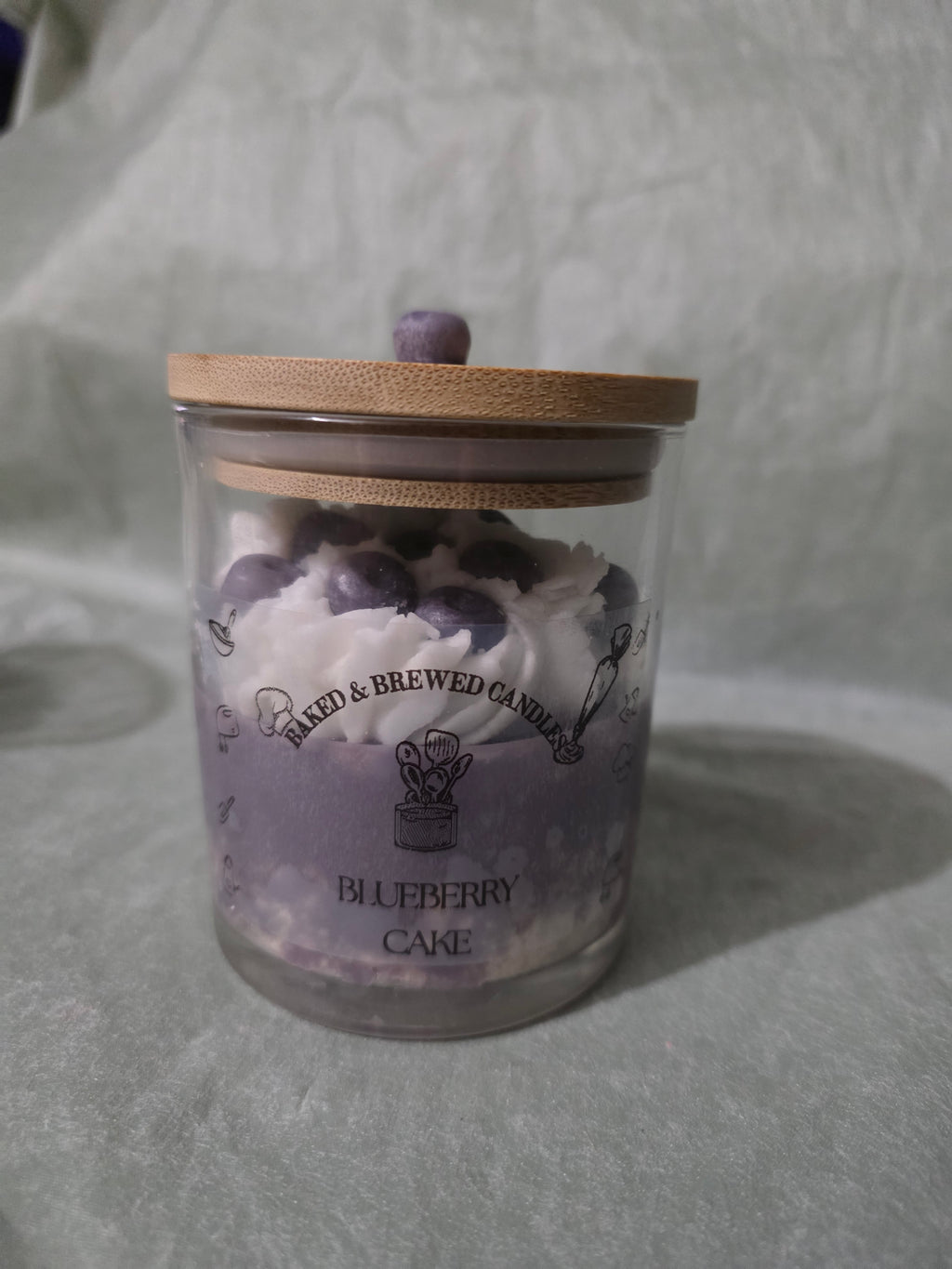 Blueberry Cake in a Cup