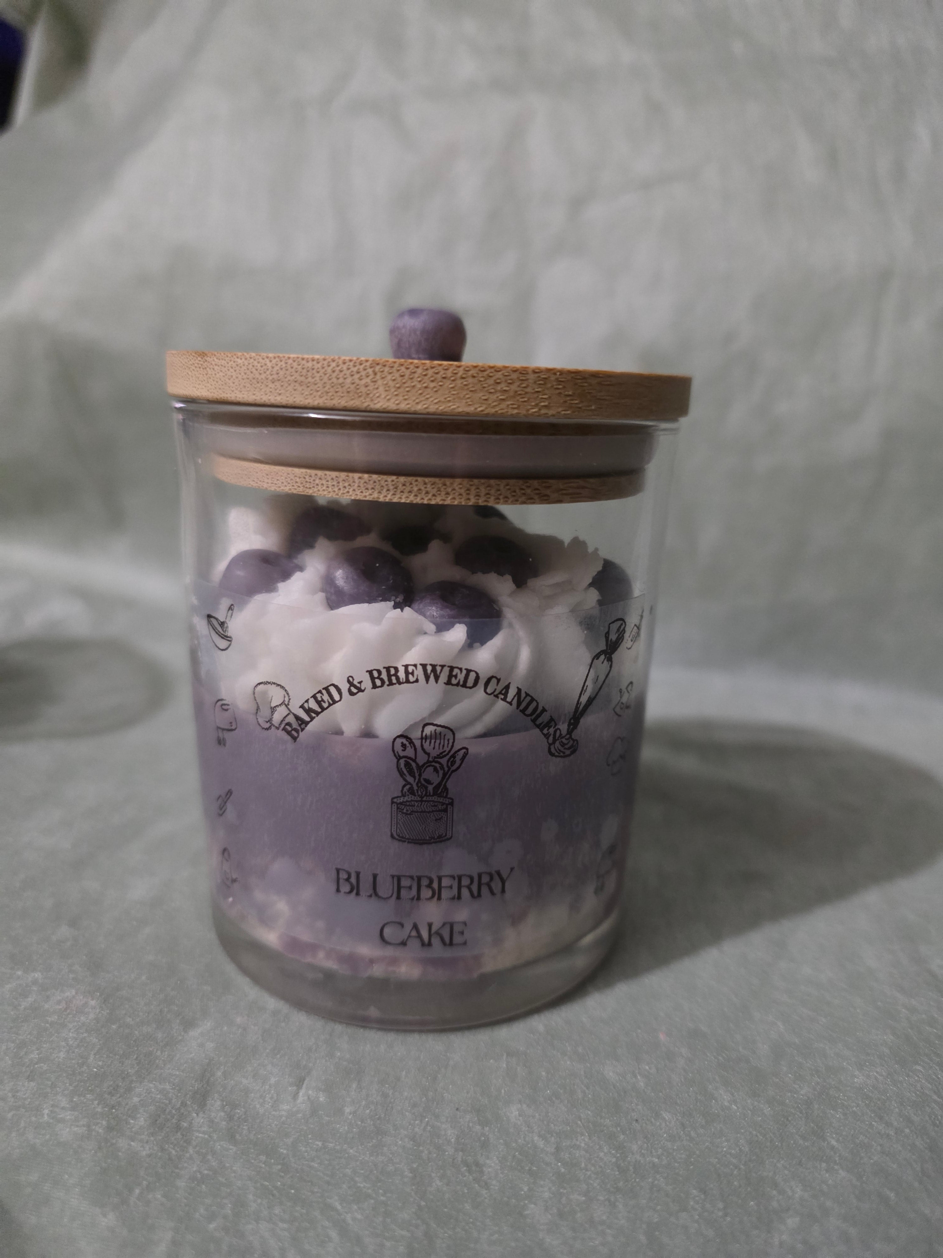 Blueberry Cake in a Cup