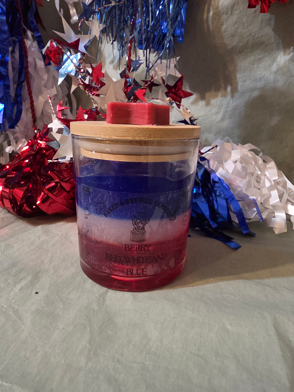 Berry Red White and Blue