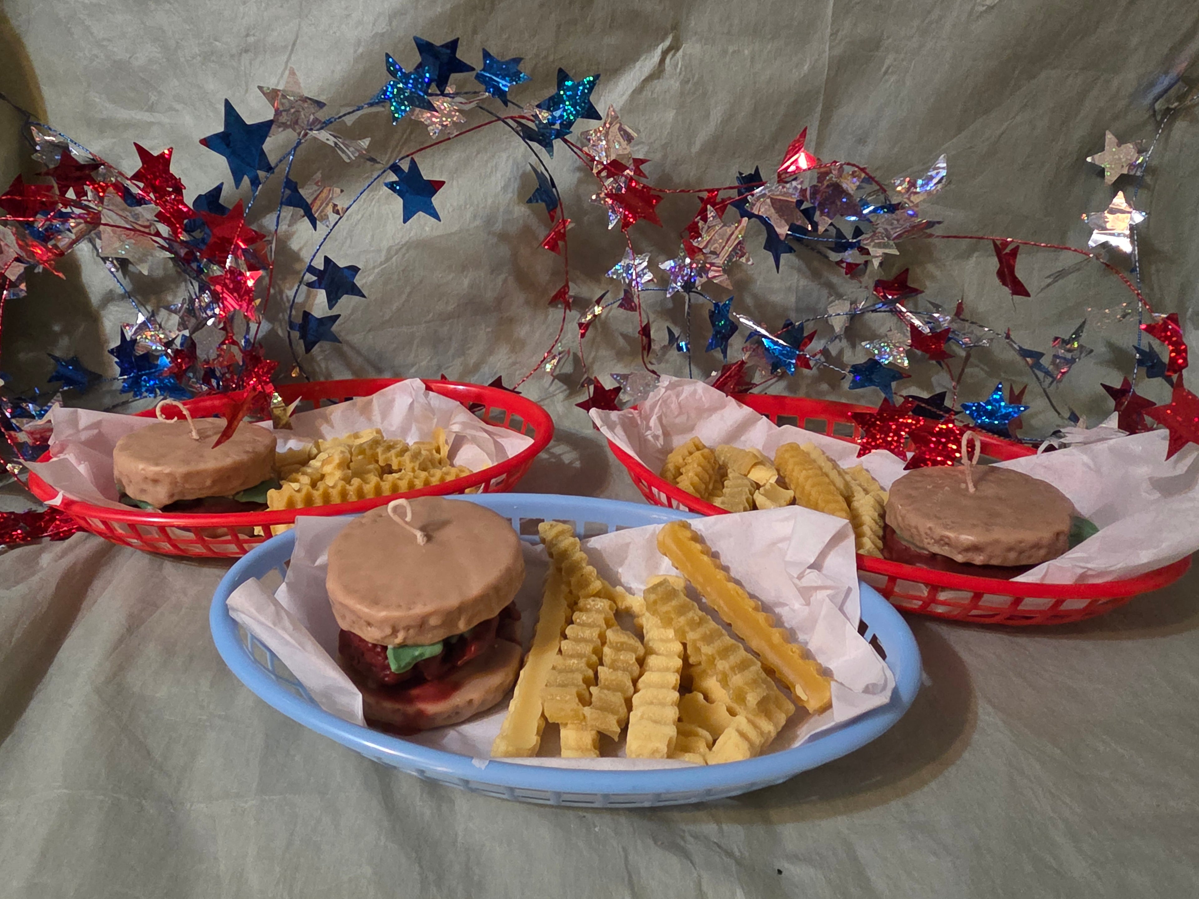 BBQ Burgers and Fries