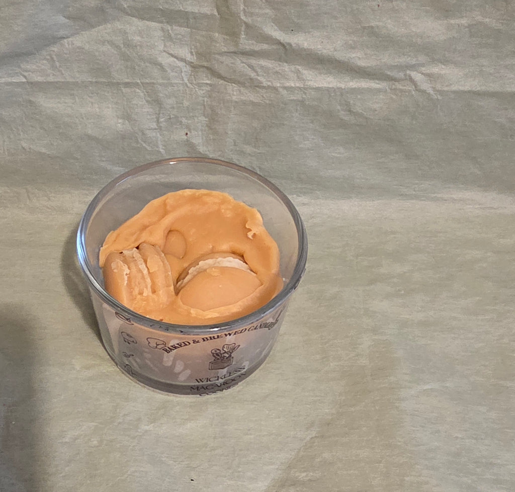 Small Macaroon Wickless Candle