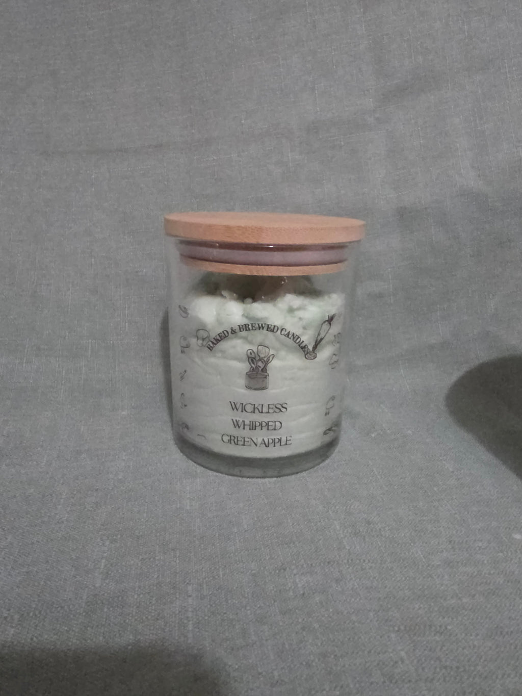 Green Apple Wickless Candle