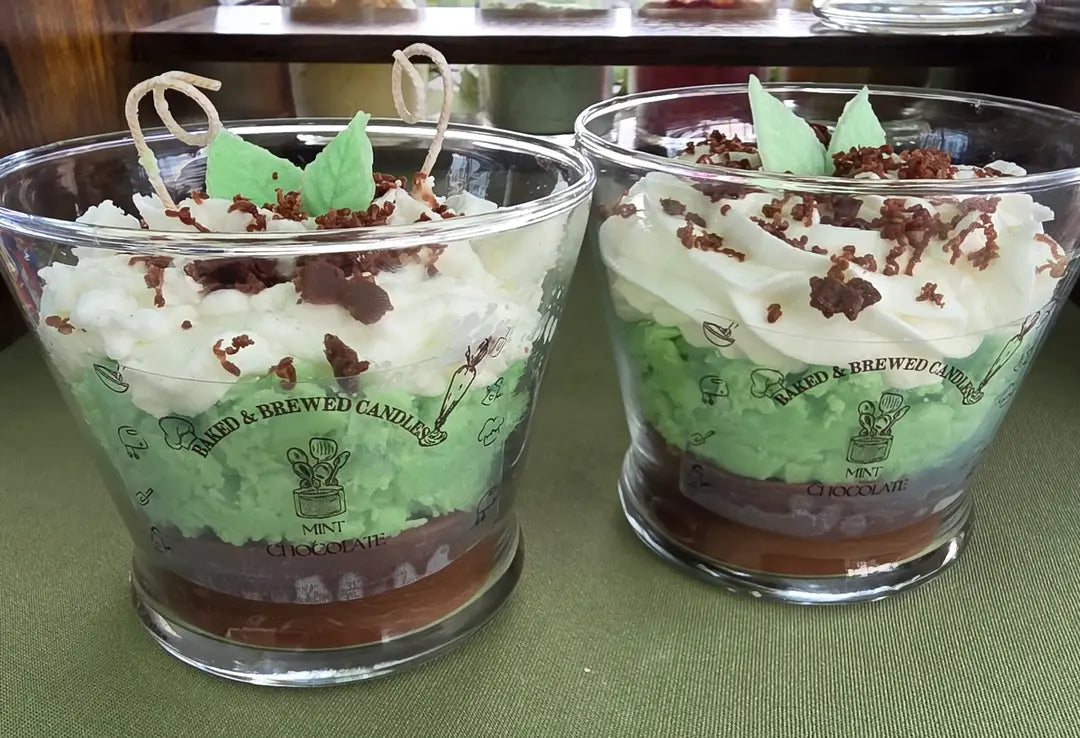 Chocolate Mint Wick or Wickless Candle